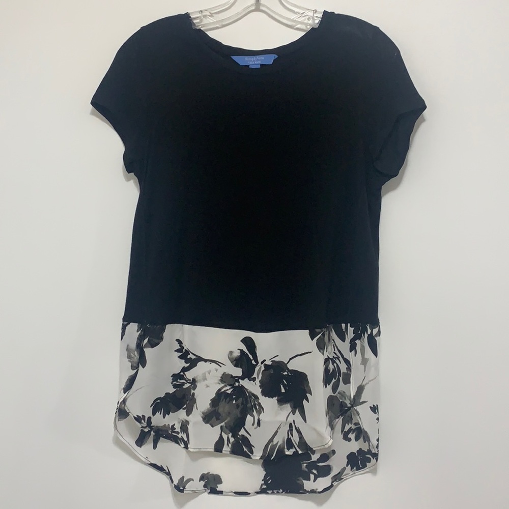 Simply Vera Wang Cap Sleeve Blouse